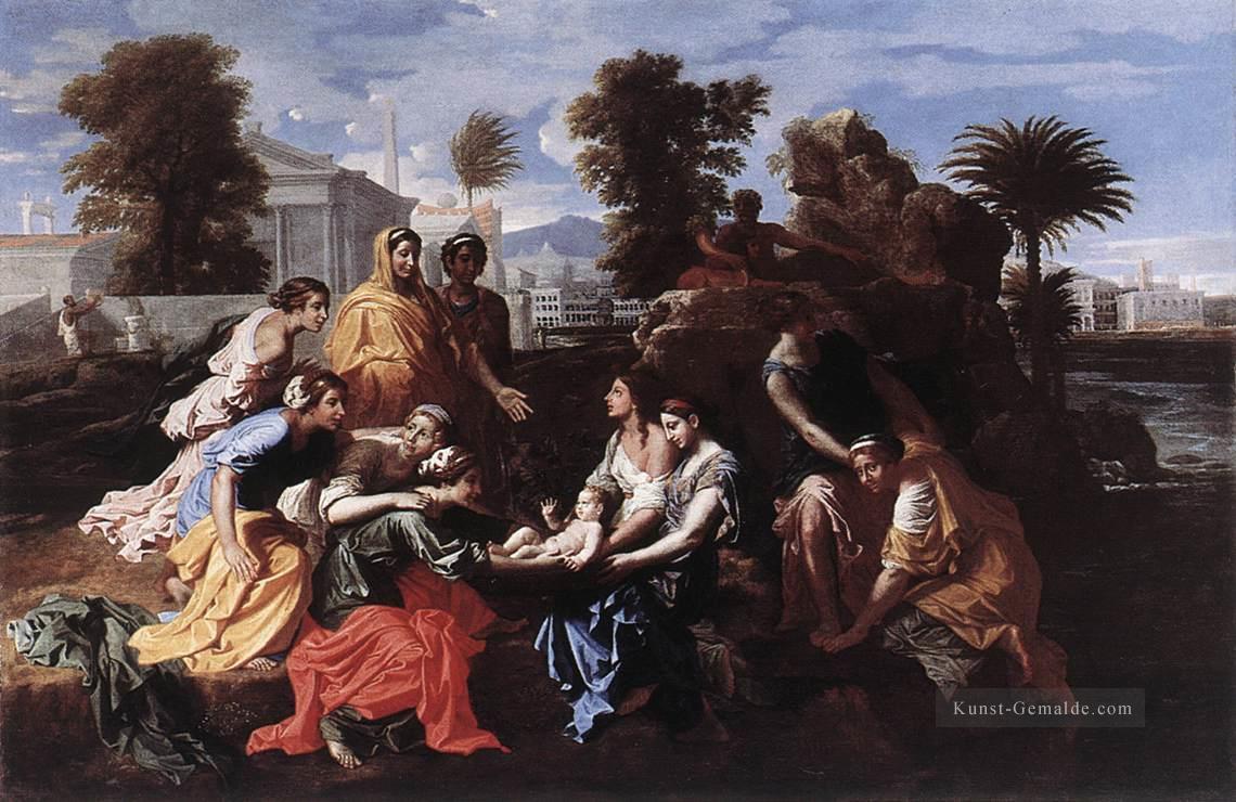 die Auffindung des Moses klassische Maler Nicolas Poussin Ölgemälde
